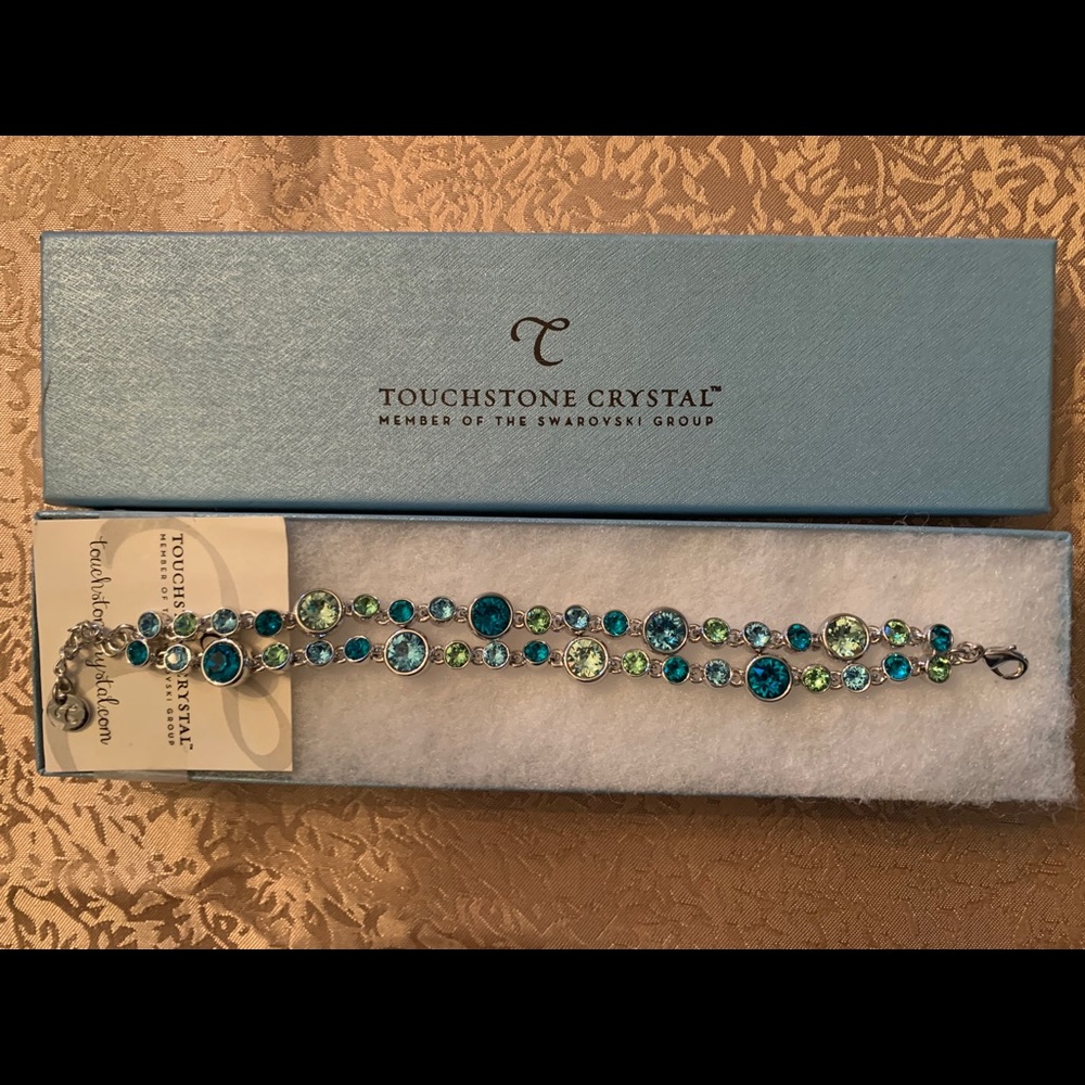 Touchstone Crystal Blue Sky Bracelet | WORN ONCE